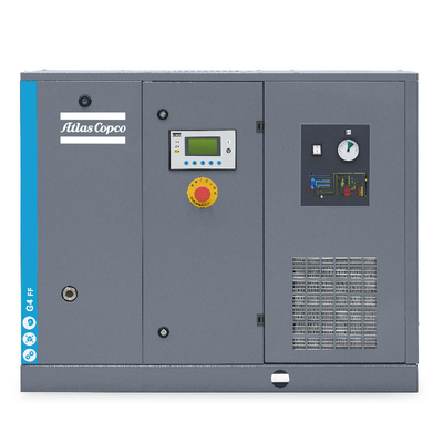 Compressore Atlas lubrificato serie G G4 con installato a secco operativo a 50-60 Hz