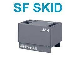 SF4 Capacità d'aria Compressore d'aria a vite libera di olio stazionario per raffreddamento dell'aria