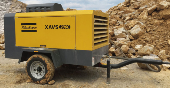 Compressore portatile XAVS206C La soluzione migliore per la compressione portatile e dell'aria nelle applicazioni industriali