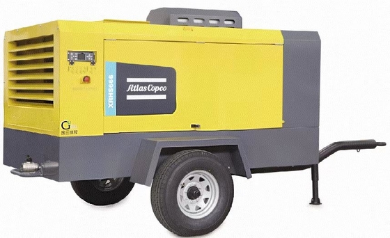 Compressore portatile giallo XRHS666C Fonte di alimentazione elettrica per prestazioni industriali