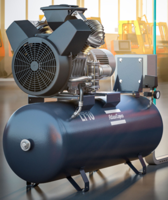 Atlas LT10 Compressore d'aria a vite rotante 7,5 kW 50hz 68-83 DB ((A))