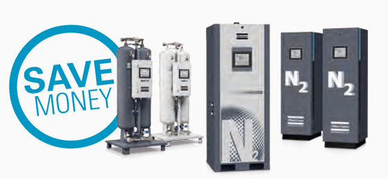 Certificato ISO NGP 12 Generator Atlas 99,999% 99,99% 99,95% purezza