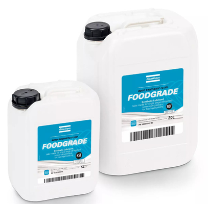 Lubrificante alimentare per compressore d'aria a vite rotativo ad iniezione di olio sintetico Roto