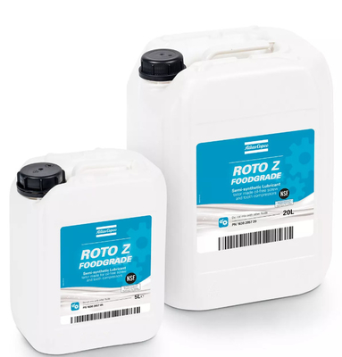 Lubrificante alimentare per compressore d'aria a vite rotativo ad iniezione di olio sintetico Roto
