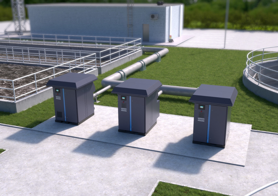 ZS Compressore d'aria a vite Atlas senza olio ISO 8573-1 Classe 0 Certificato per processi critici
