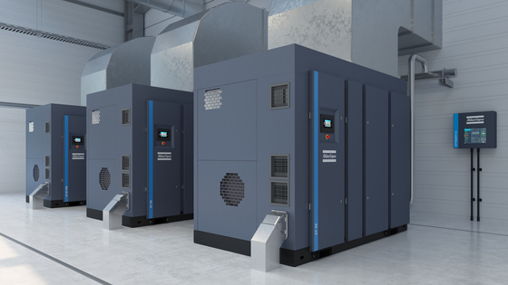Compressori d'aria a vite libere da olio Atlas Copco ZT/ZR 55-90 ((VSD) ((FF)) Sicuri energetici