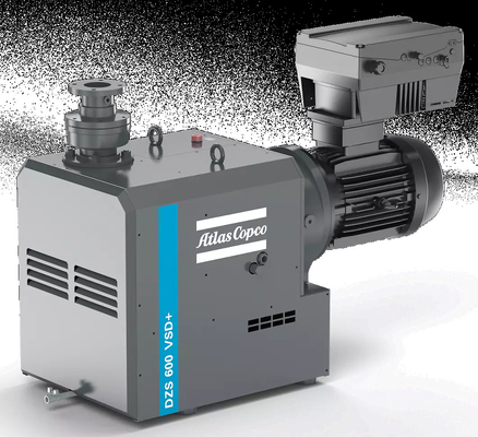Miglioramento alle pompe a vuoto a manica secca Atlas Copco DZS VSD+ per un minore consumo energetico