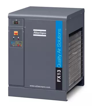 Asciugatrice d'aria compressa refrigerata a potenza 230 V per il trattamento dell'aria industriale