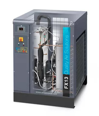 Asciugatrice d'aria compressa refrigerata a potenza 230 V per il trattamento dell'aria industriale