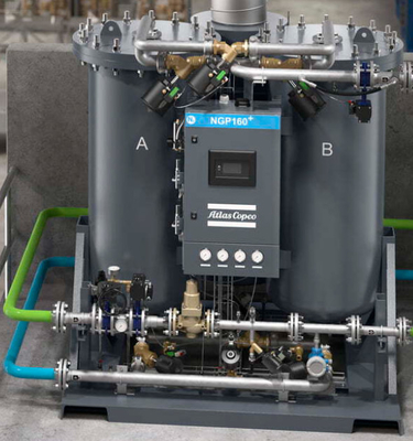 Protezione robusta del generatore di azoto PSA adsorbente con monitoraggio continuo dell'aria di ingresso su NGP+ 160-360
