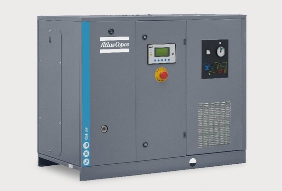 Atlas G4 Compressore d'aria a vite rotante con iniezione di olio con asciugatrice incorporata a 50-60 Hz
