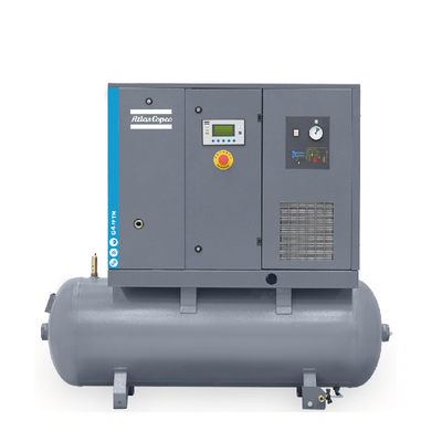 Compressore d'aria a vite rotative in lega di alluminio lubrificato con olio industriale G4