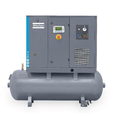 Compressore d'aria lubrificato a vite rotative iniezionato con olio per risparmio energetico