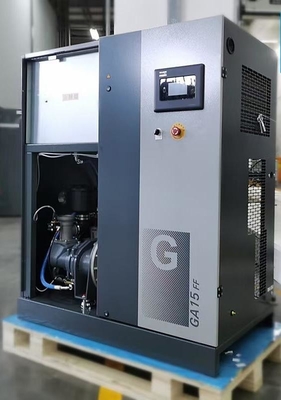 Compressore d'aria della serie Atlas GA GA15 con asciugatrice integrata