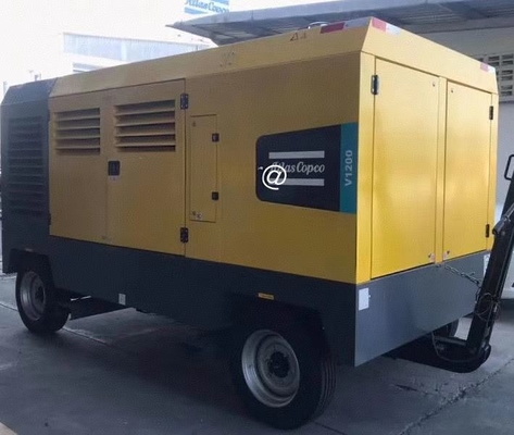 Compressore portatile giallo V1200 Display digitale spegnimento automatico per applicazioni pesanti
