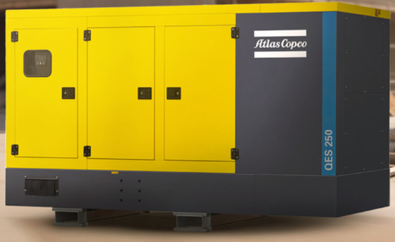 Generatore di energia elettrico QES250 con motore diesel a basso livello di rumore