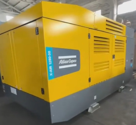 Compressore portatile comodo X-AIR 1280-30 con FAD 36.5/343./32.1 M3/min e norme di emissione GIV