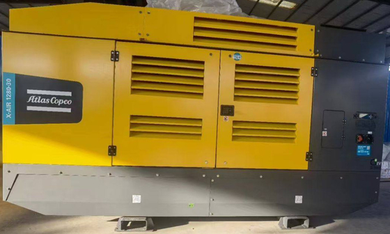 Norme di emissione GIV Compressore portatile X-AIR 1280-30 15/25/30 Bar per applicazioni industriali e in loco