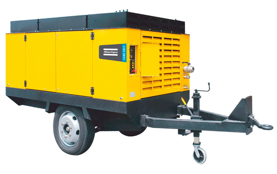 Applicazioni portatili per gas Compressore portatile XAMS800E con pressione nominale di lavoro di 8 bar e basso contenuto di olio