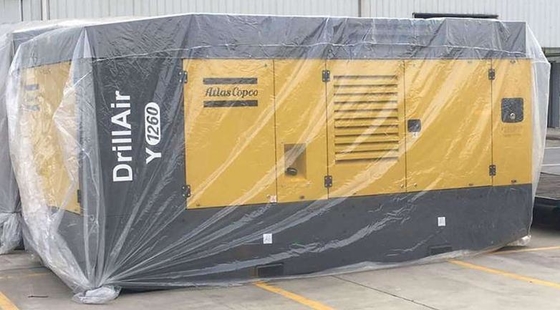 Esperienza di efficienza senza pari con compressore portatile Y1260 Con capacità del serbatoio di olio 975L