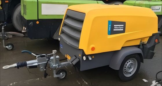 Compressore portatile giallo XAS 78KD Livello di compressione Design leggero e portatile