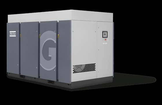 Compressore d'aria a vite Atlas a iniezione di olio da 160 kW 50 Hz Serie Ga+ Ga160+