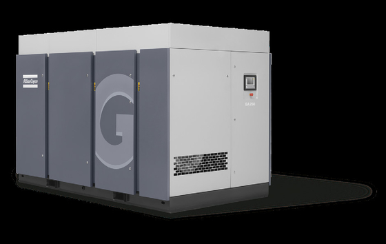 Aumenta la tua produttività con il compressore d'aria rotativo a vite Atlas GA 160+ -250 con iniezione di olio