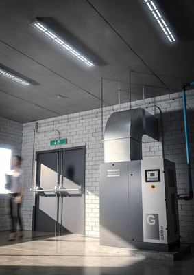 Compressore d'aria a vite Atlas Compatto Serie G 15-26kw Atlas olio rotativo iniettato 7.4-12.8bar Pressione di lavoro