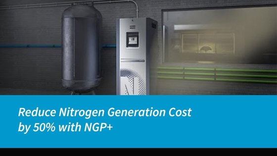 PSA Atlas N2 Generator, NGP60 PSA Nitrogen Machine 798x840x2022mm Dimensioni