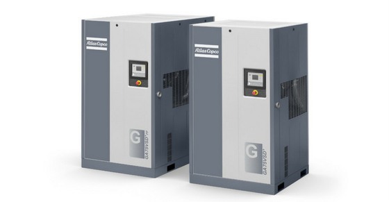 75kW Compressore d'aria a vite Atlas GA Serie GA 75 73dB ((A) Livello di rumore ISO 8573-1