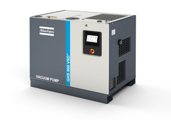 Pompa per vuoto GHS 900 VSD+ con pressione finale di 0,35 mbar e uscita 2 1/2