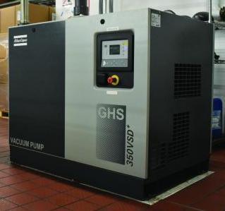 Pompa a vuoto per aria condizionata da 16 litri di olio GHS 350 VSD+ per applicazioni professionali e pesanti