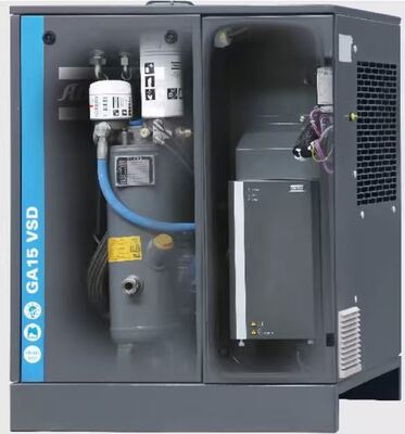 Frequenza 50 Hz Serie GA GA15VSD della tecnologia a secco integrata Atlas che offre funzionamento industriale stabile e maggiore affidabilità