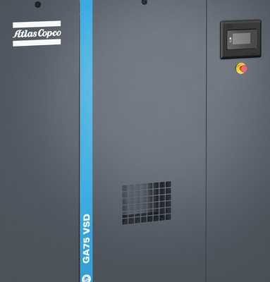 Compressore d'aria a vite di conversione di frequenza Atlas GA VSD90