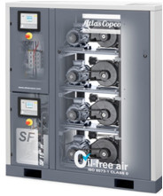 AQ-37 VSD Compressore d'aria a vite Atlas senza olio 37kw Iniezione di acqua