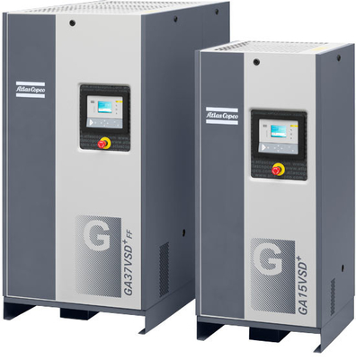 70kw Atlas GA 75+VSD, Atlas Compressore d' aria a vite Conversione di frequenza